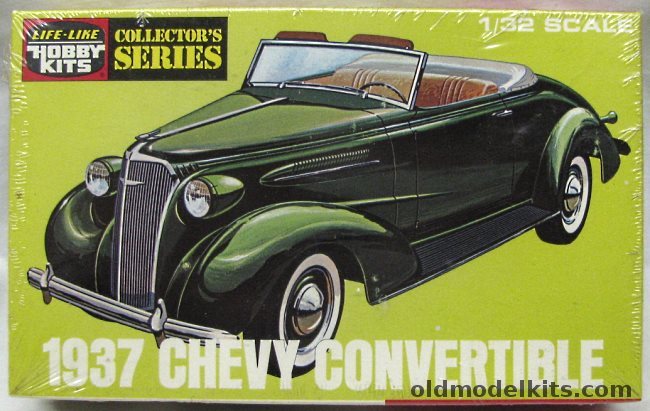 Life-Like 1/32 Chevrolet 1937 Custom Convertible - (ex-Pyro), C299-70 plastic model kit